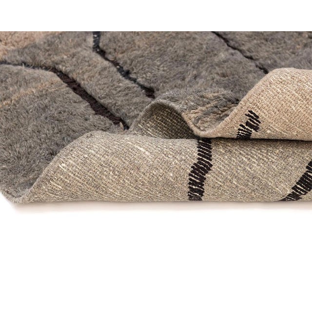 Contemporary Hand-Knotted Wool Premium Rug by Azele Studio For Sale - Image 3 of 11