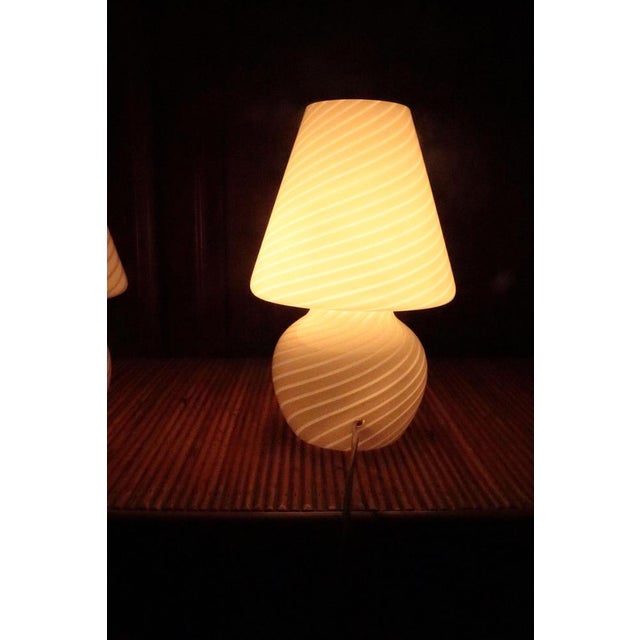 Murano Glass Lamps, Italy, Set of 2 For Sale - Image 6 of 8