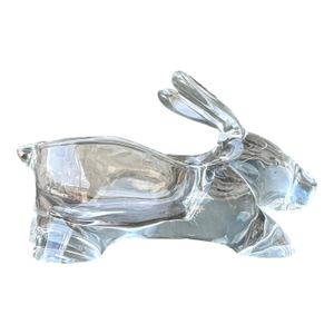 Vintage Lucite Rabbit Planter