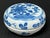 Late 19th Century Chinese Art Porcelain Blue and White Round Pill Box For Sale In New York - Image 6 of 10