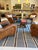 American 90s Rattan Lounge Chairs From Pottery Barn With New Leather Seats For Sale - Image 3 of 3
