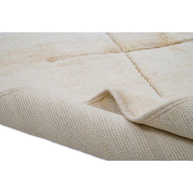 Hand-Knotted Wool Rug by Azele Studio For Sale - Image 10 of 11