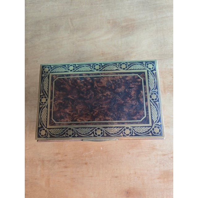 This is a beautiful antique Erhard & Sohne art nouveau jewelry box from the early 1900s. It is in original and very clean...