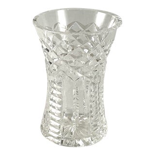 Waterford Crystal of Ireland – Diamond and Wedge 6 Inch Vase For Sale