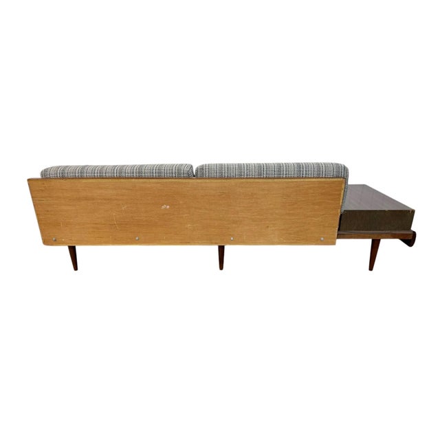 Brown Mid-Century Modern Adrian Pearsall Sofa W/End Table For Sale - Image 8 of 8