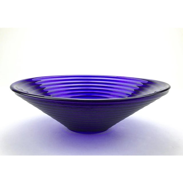 Your salad will never look better than whilst served in this beauty. Hand blown deep cobalt is stunning and dramatic. This...