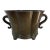 1920's Danish Art Deco Patinated Disko Metal Vase D19 by Just Andersen For Sale