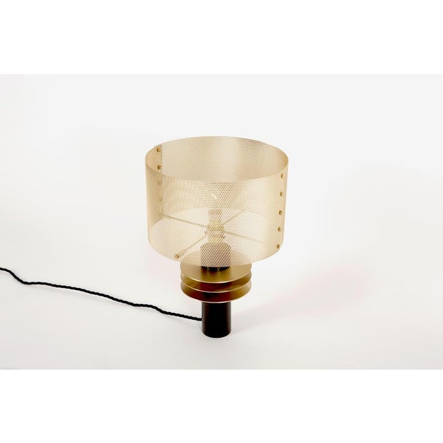 Black Swan Table Lamp in Brass with Aluminum and Steel by Marine Breynaert For Sale - Image 4 of 10