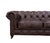 Brown Century Chesterfield Sofa - Dark Brown Leather For Sale - Image 8 of 10