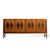 Kipp Stewart for Calvin Furniture Mid Century Walnut and Rosewood Sideboard Credenza This credenza measures: 66.75 wide x...