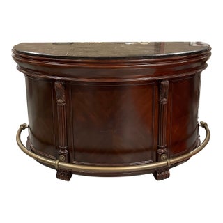 Howard Miller Niagara Wine Bar in Dark Cherry Finish For Sale
