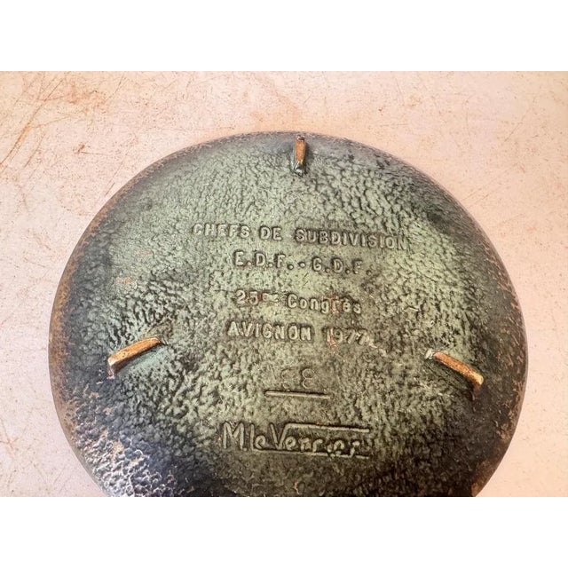 1960s French Ashtray in Brass, 1960 For Sale - Image 5 of 7