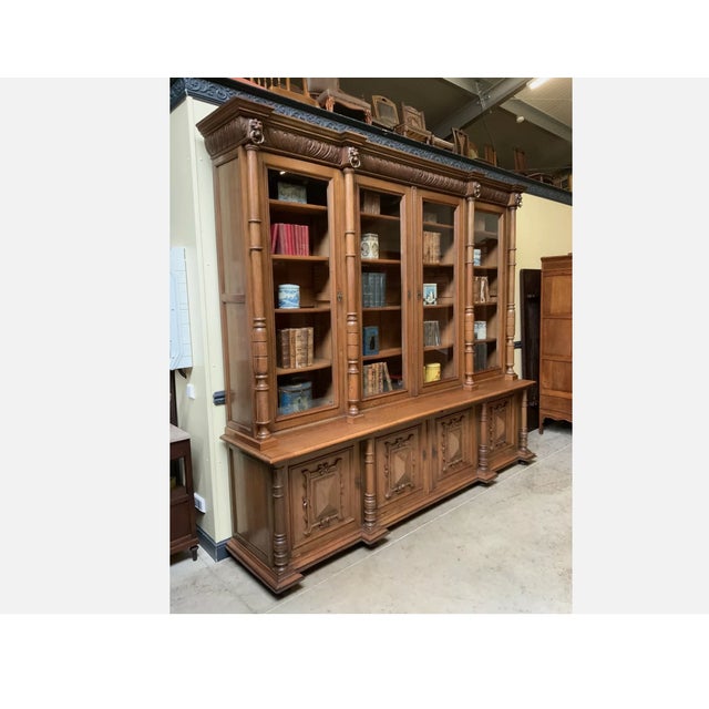Antique Display Bookcase, 1890s For Sale - Image 3 of 10