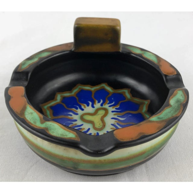 Early 20th Century Ceramic Ashtray or Key Holder/Vide Poche Dutch Art Nouveau For Sale - Image 5 of 7