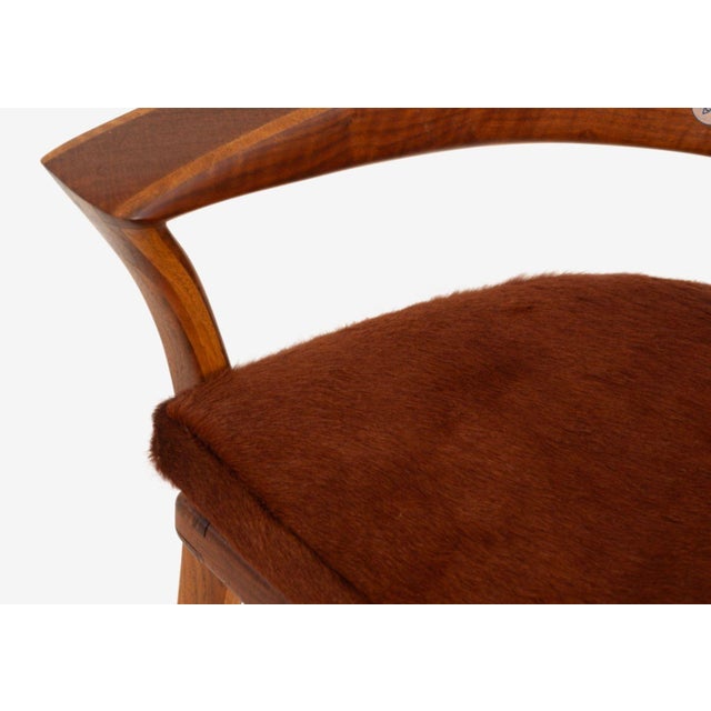 Arthur Carpenter Espenet Curved Back Arm Chair 1980c. For Sale - Image 4 of 18