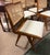 Carlo Hauner Brazilian Mid-Century Set of Six Chairs in Hardwood Faux Leather For Sale - Image 4 of 4