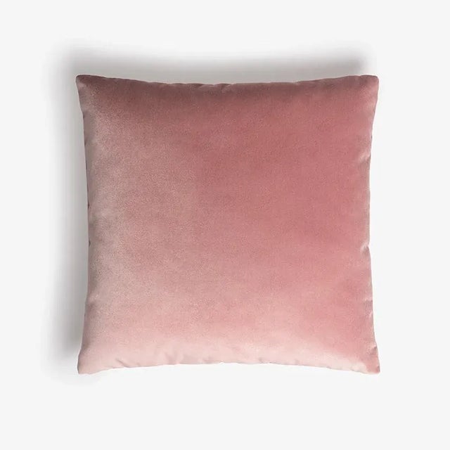 Early 21st Century Velvet Velvet Plain Pink-Colored Cushion without Frame by Lorenza Briola for Lo Decor For Sale - Image 5 of 5