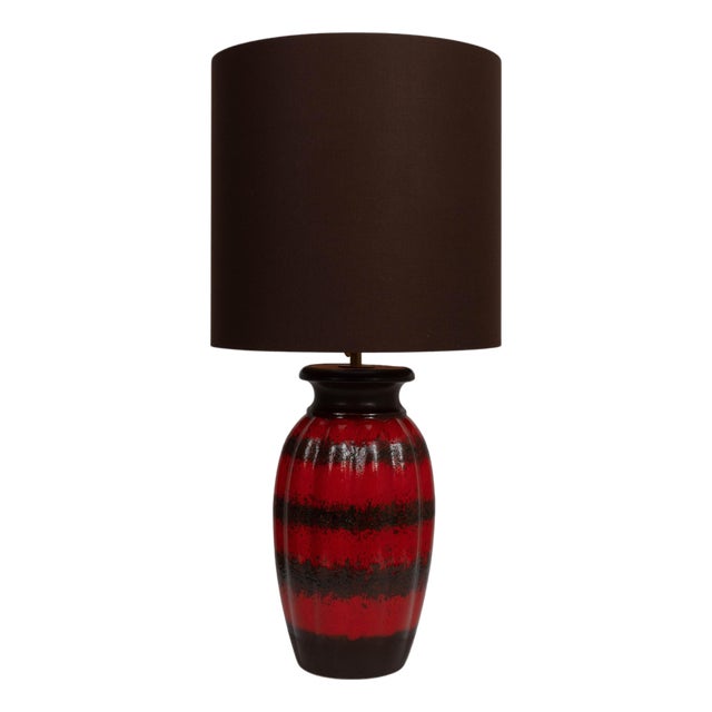 20th Century German Ceramic Table Lamp For Sale