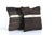 Turkish Brown and Black Kilim Pillow Cover – Set of Two Elevate your home decor with these exquisite 15" x 15" pillow...