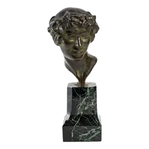 Woman Adorned with Flower, Bronze