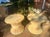 Hollywood Regency Vintage Pair of McGuire Style Sheaf of Wheat Bamboo Tables For Sale - Image 3 of 7