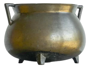 Large Antique Cauldron in Bronze