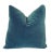 Custom made mohair pillow in Pacific Blue. This genuine 100% mohair, is plush & comfy, a substantial weight, and wears...