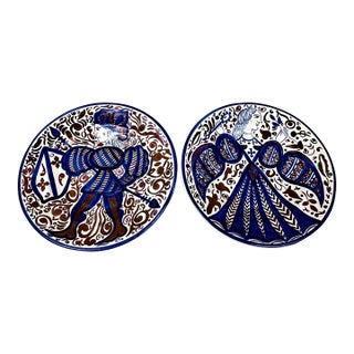 Vintage Manises, Spain Plates For Sale