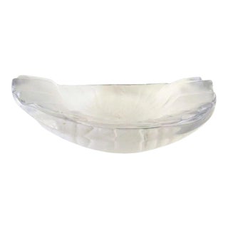 Lalique Nancy Cendrier Oval Bowl For Sale