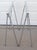 Mid 20th Century Chrome and Glass Sawhorse Desk For Sale - Image 9 of 18