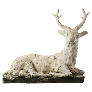 Cement Deer Sculpture For Sale