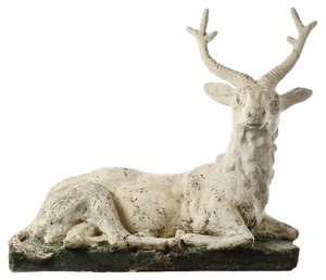 Cement Deer Sculpture