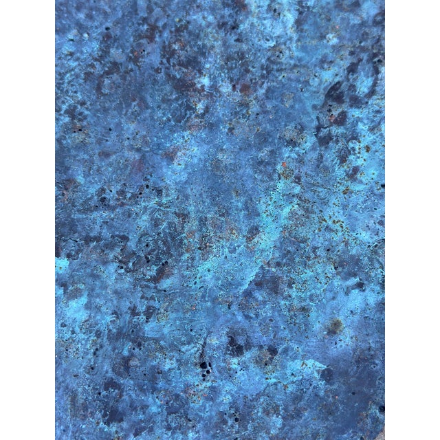 Hand Crafted Bronze Butterfly Drink Table For Sale - Image 4 of 7