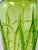 Hand Blown Green Applied Glass Vase W/ Label by Margie’s Garden For Sale In Los Angeles - Image 6 of 7