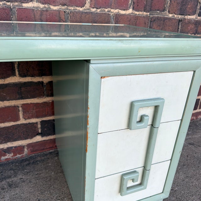 Kittinger Greek Key Vanity Desk / Writing Desk For Sale In Cleveland - Image 6 of 10