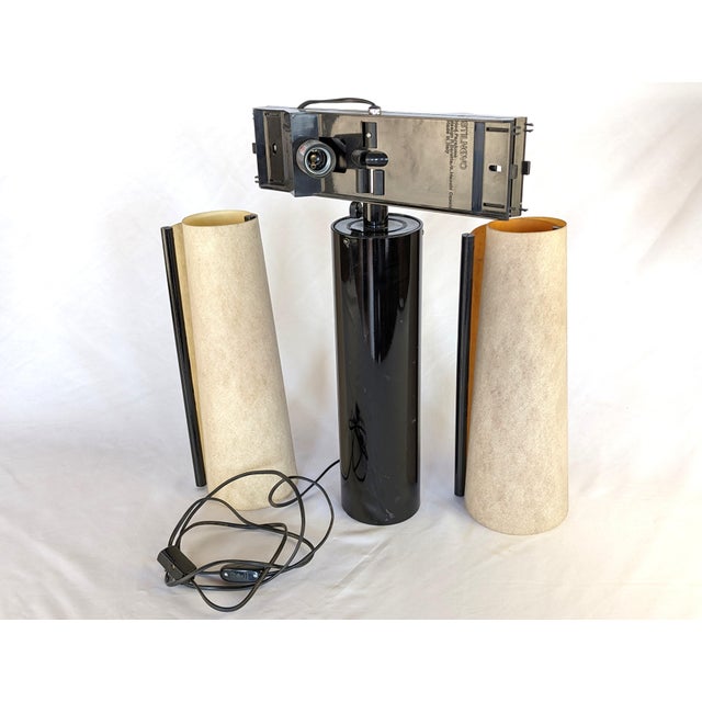 Mid-Century Modern 1970s Stilnovo Table Lamp Model "Paralume" For Sale - Image 3 of 6