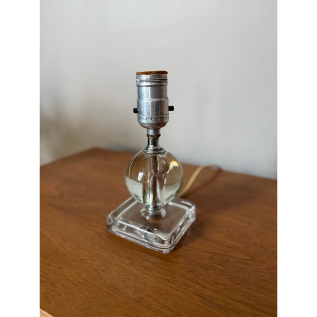Mid-Century Modern Vintage Mini Lucite Table/Desk Lamp For Sale - Image 3 of 7