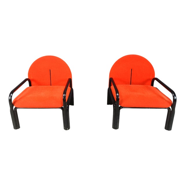 Set of L54 Armchairs by Gae Aulenti for Knoll, 1970s For Sale