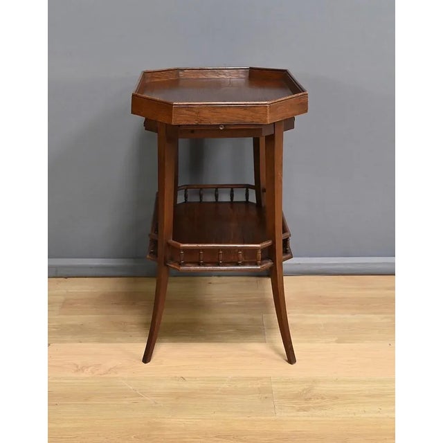 Art Deco Oak Coffee Table, 1930s For Sale - Image 12 of 17