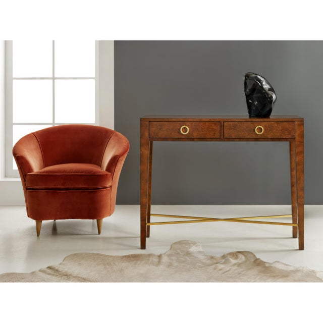 Featuring its characteristic deep brown tones and intricate grain patterns. The clean-lined design is enhanced with...