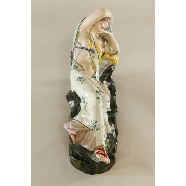 Antique Staffordshire Anthony and Cleopatra- a Pair For Sale - Image 10 of 13