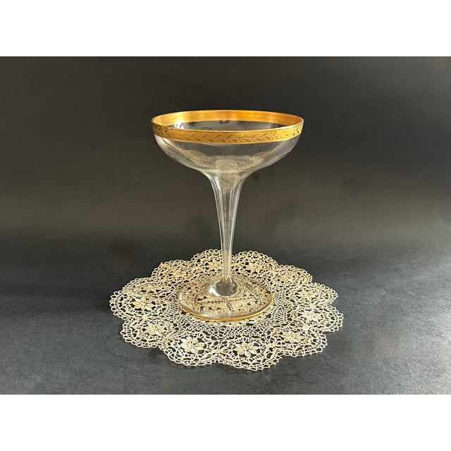 Antique Victorian Lace Doily Table Mat Cocktail Napkins - Set of 5 For Sale - Image 4 of 16