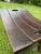 Mid-Century Arts & Crafts Solid Oak Wood Bench Stool Curved Seat Rustic For Sale - Image 11 of 17