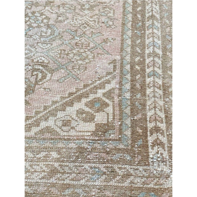 Textile Vintage Old Persian Roudbar Runner Rug 3x10 For Sale - Image 7 of 12