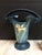 1940s 1940s Roseville Blue Zephyr Lilly Two-Handle Vase For Sale - Image 5 of 5