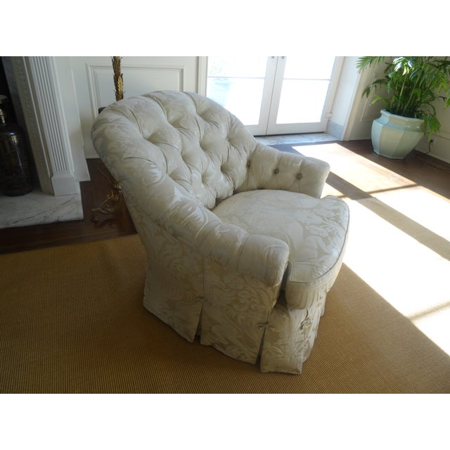 Michael Taylor Syrie Maugham Style Lounge Chair For Sale In Los Angeles - Image 6 of 12