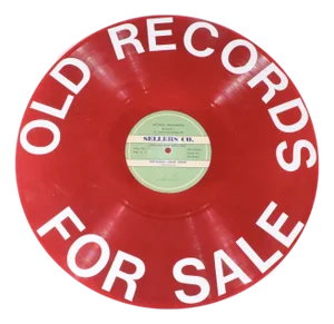 Vintage Record Album Converted to Advertising Sign Old Records for Sale