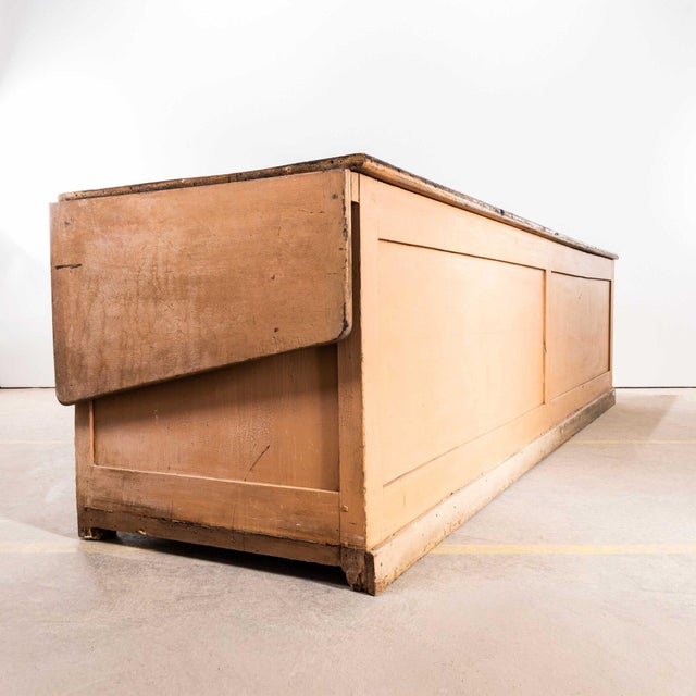 French Four Metre Bank of Drawers, 1930s For Sale - Image 6 of 12