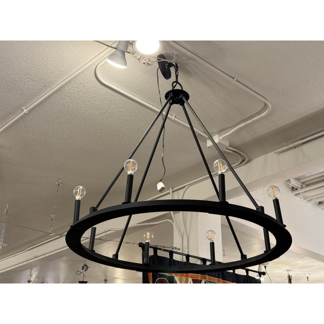 Rustic Capital Lighting Pearson Candle Chandelier For Sale - Image 3 of 12