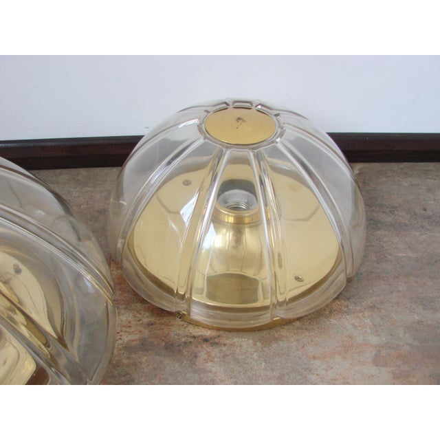Vintage Wall Lamps and Ceiling Light from Limburg, Germany, 1970s, Set of 3 For Sale - Image 3 of 12